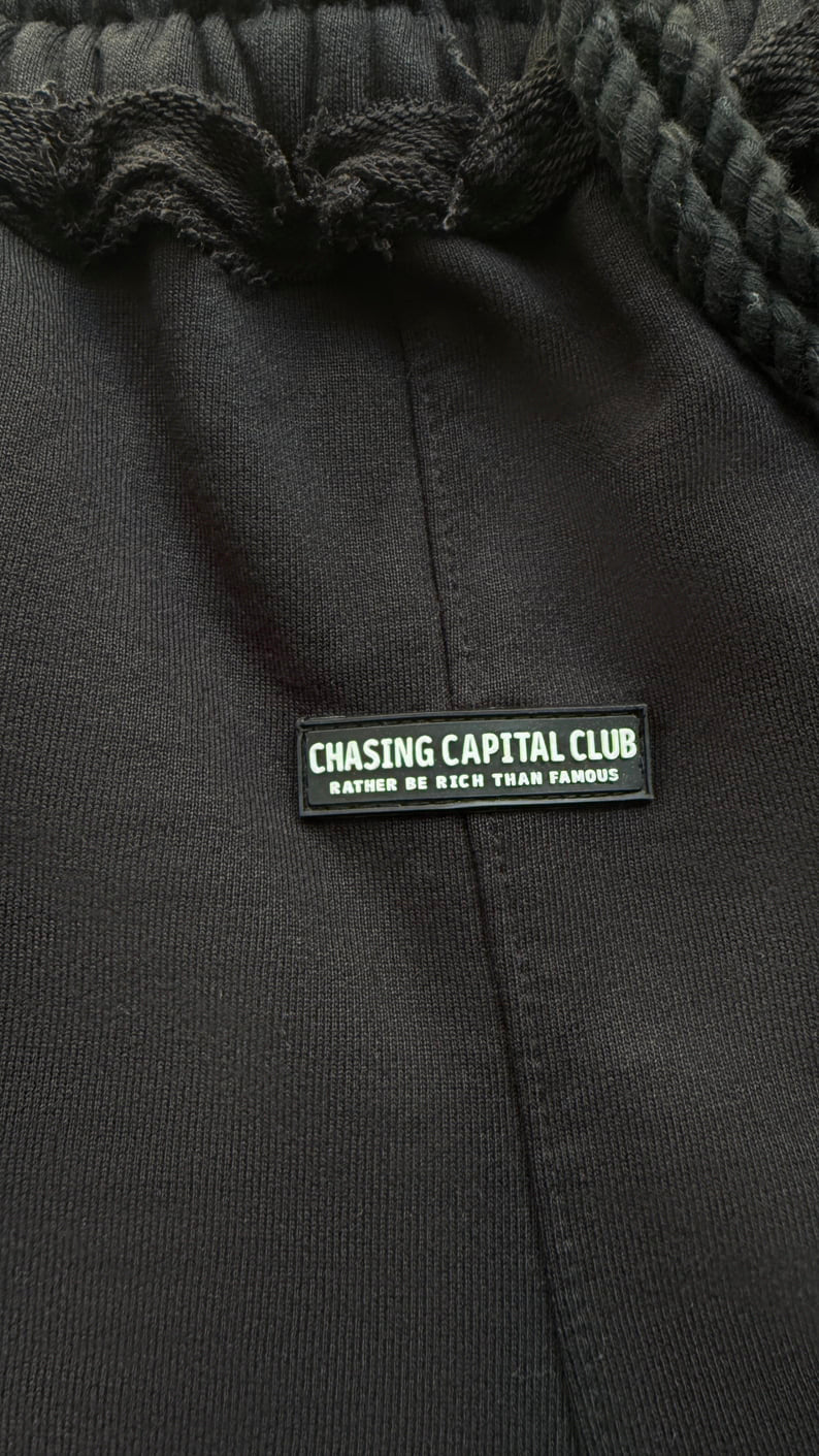 Oversized baggy terry shorts